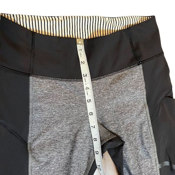 Lululemon Hop To It Crop *Full-On Luxtreme Black / Heathered Black 6 - Picture 5 of 12